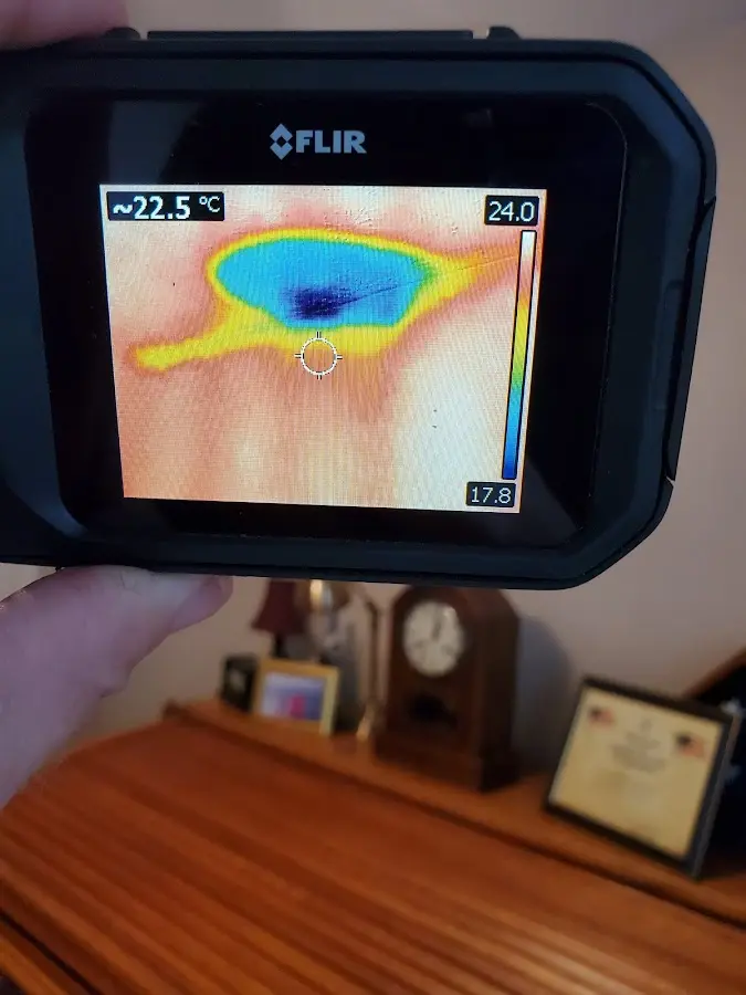 Thermal imaging inspection for water damage in Ellensburg